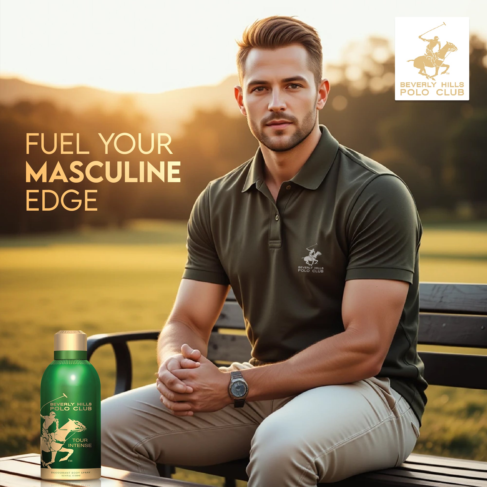 Tour Intense Prestige Parfum Body Spray - 300 ml, Deodorant for Men