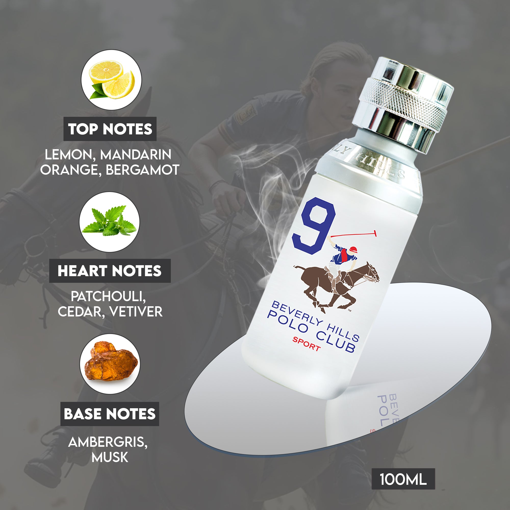 Sports No.9 Eau De Toilette For Men, EDT FOR MEN
