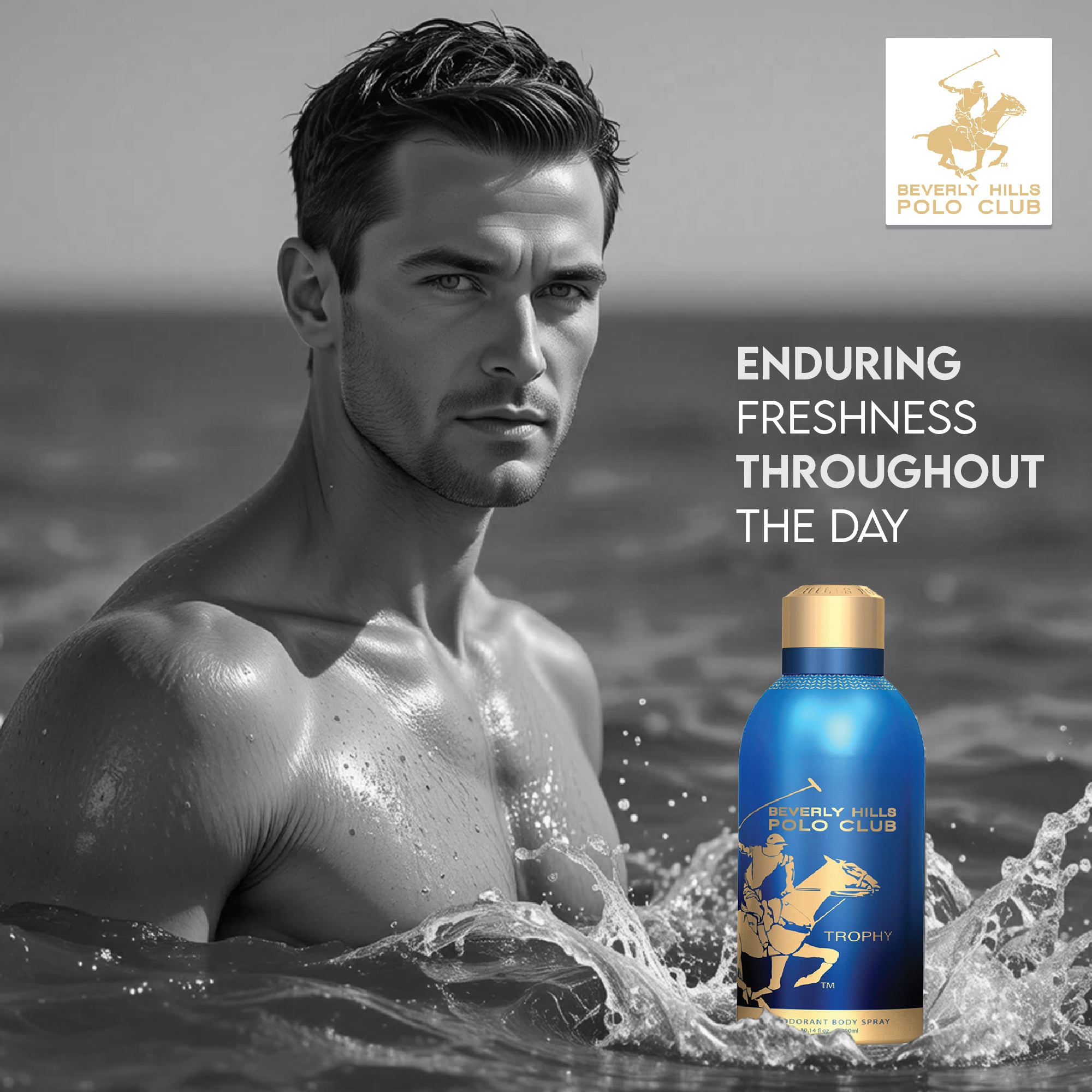 Trophy Prestige Parfum Body Spray - 300 ml, Deodorant for Men