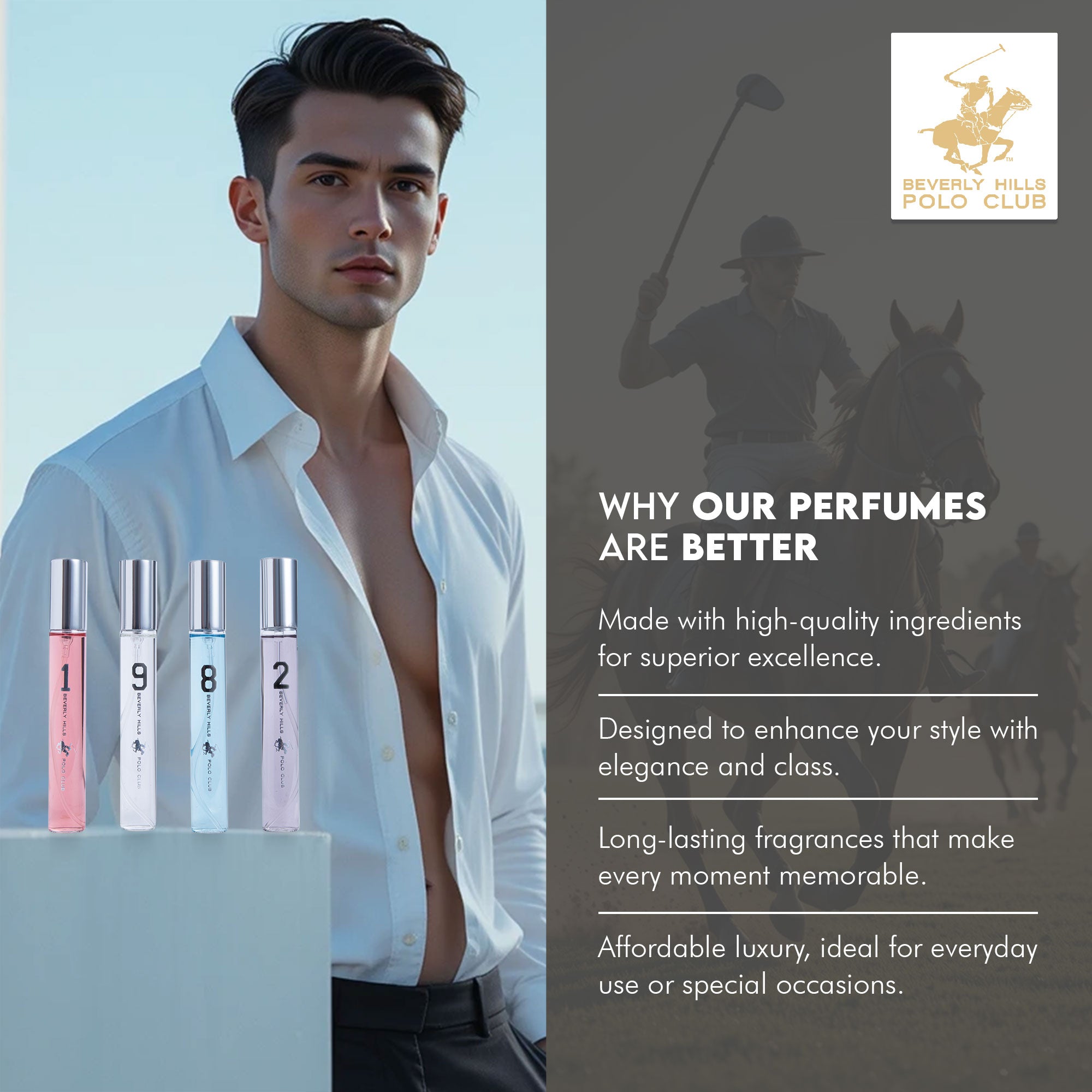 Series Collection Perfumes for Mens (16ml x 4) - Combo Pack